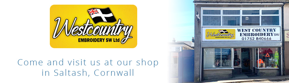 West Country Embroidery SW Limited Saltash Shop