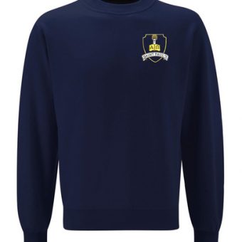 Navy round neck sweatshirt