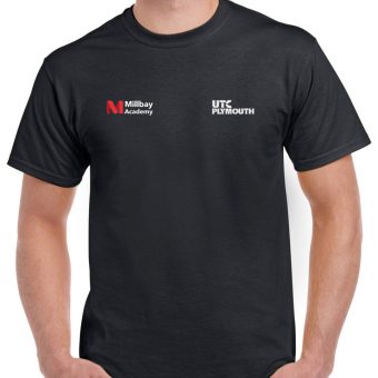 Black T Shirt UTC & Millbay