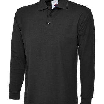 UC113 Polo Shirt Longsleeve [Black]