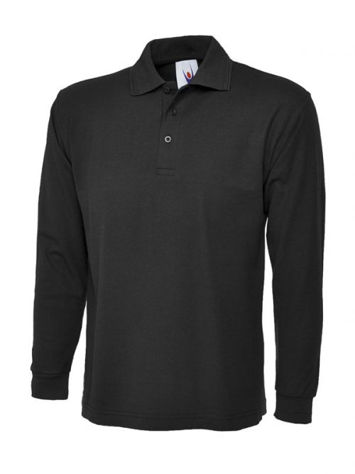 UC113 Polo Shirt Longsleeve [Black]
